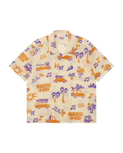 Highway 南国灰道倶楽部 アロハシャツ
