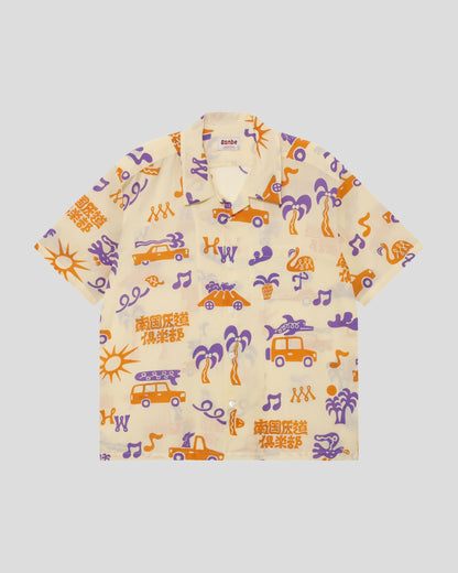 Highway 南国灰道倶楽部 アロハシャツ