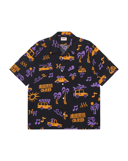 Highway 南国灰道倶楽部 アロハシャツ