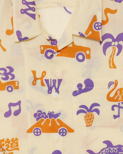 Highway 南国灰道倶楽部 アロハシャツ